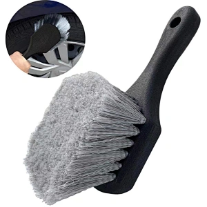 Detailing Washing Accessories Multifunctional Gray Short Handle Car Tire Brush